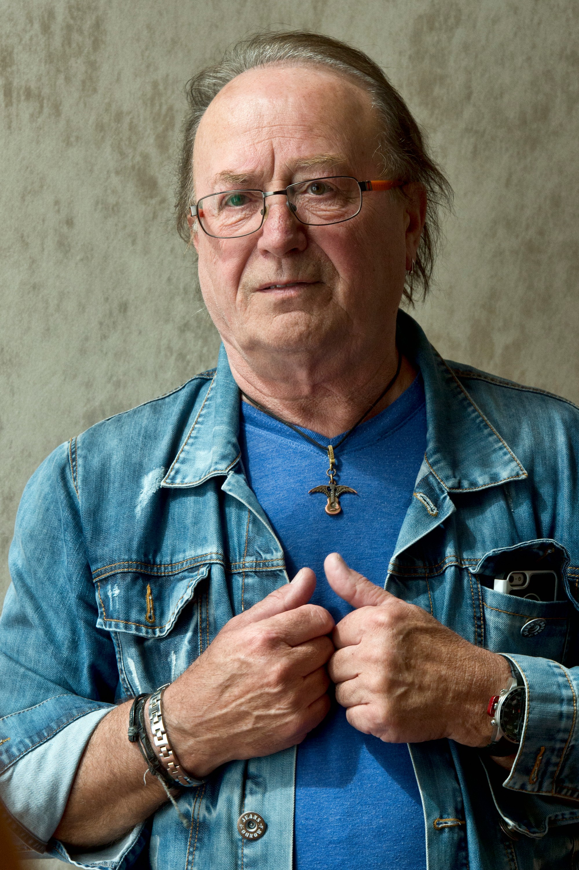 Frontman a gitarista českej skupiny Olympic Petr Janda.