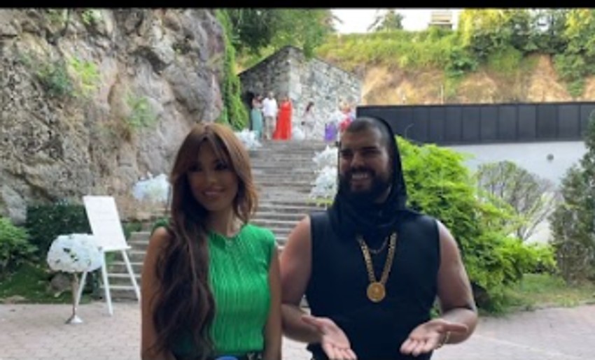 Adam Adaktar na svadbi Marije Mikić