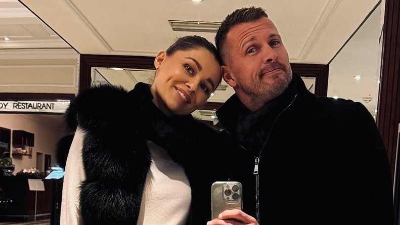 Ján Ďurica so snúbenicou Dianou Kačurovou.