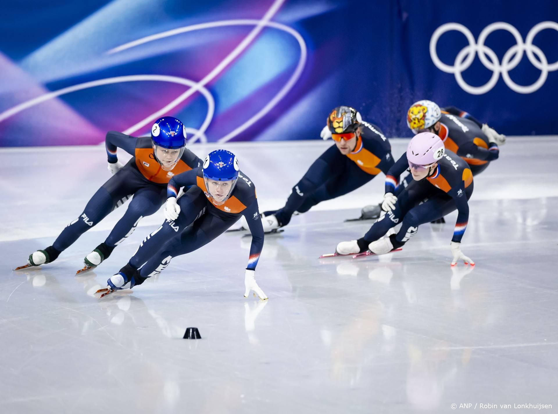 Shorttrack-kwartfinale: Nederland morgen tegen gastland Italië