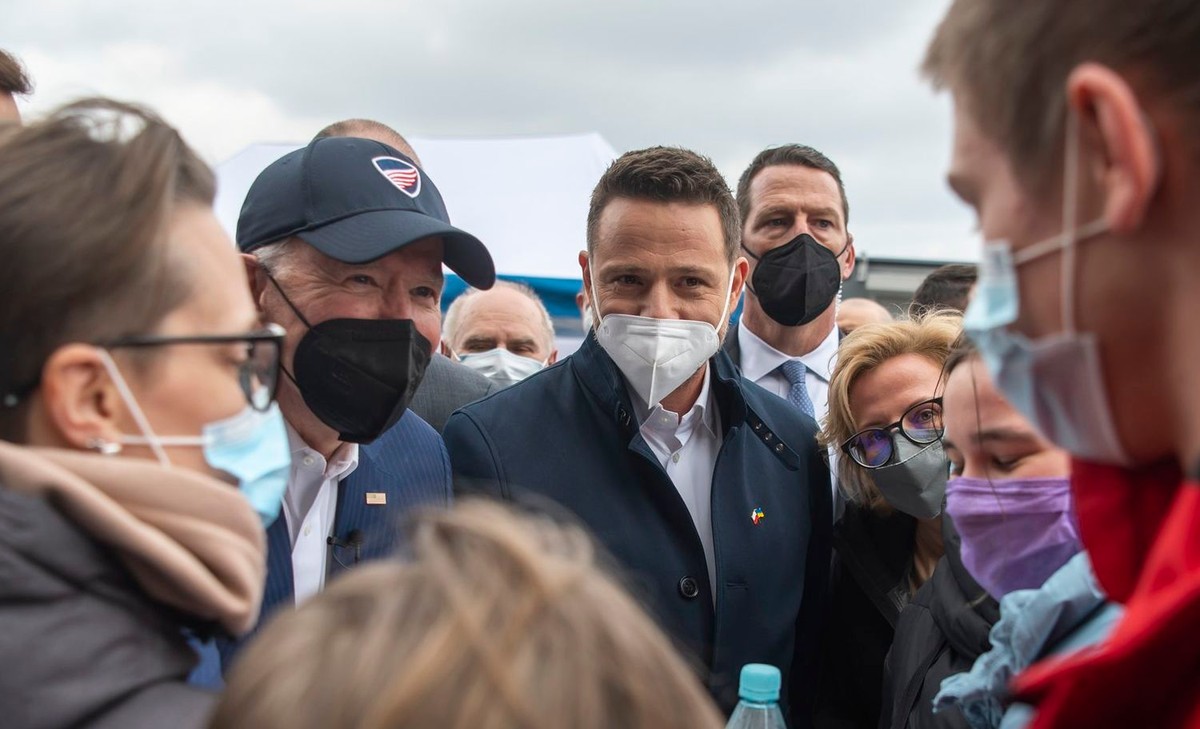 Rafał Trzaskowski i Joe Biden