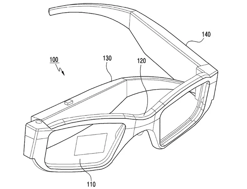 Samsung okulary AR - patent