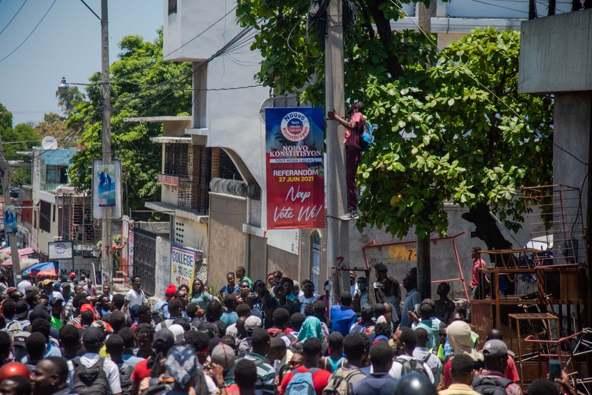 Protesti na Haitiju u aprilu