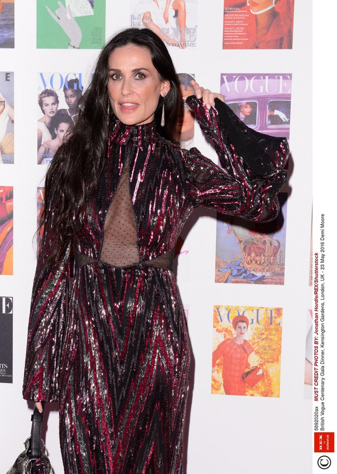 Demi Moore na imprezie magazynu "Vouge"