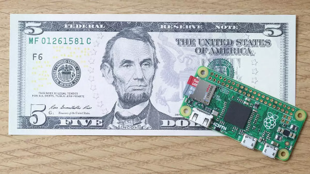 Raspberry Pi Zero - komputer za jedyne 5 dolarów! (wideo) 