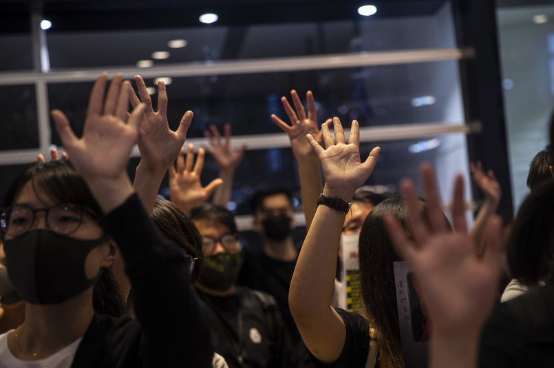 protest w Hongkongu