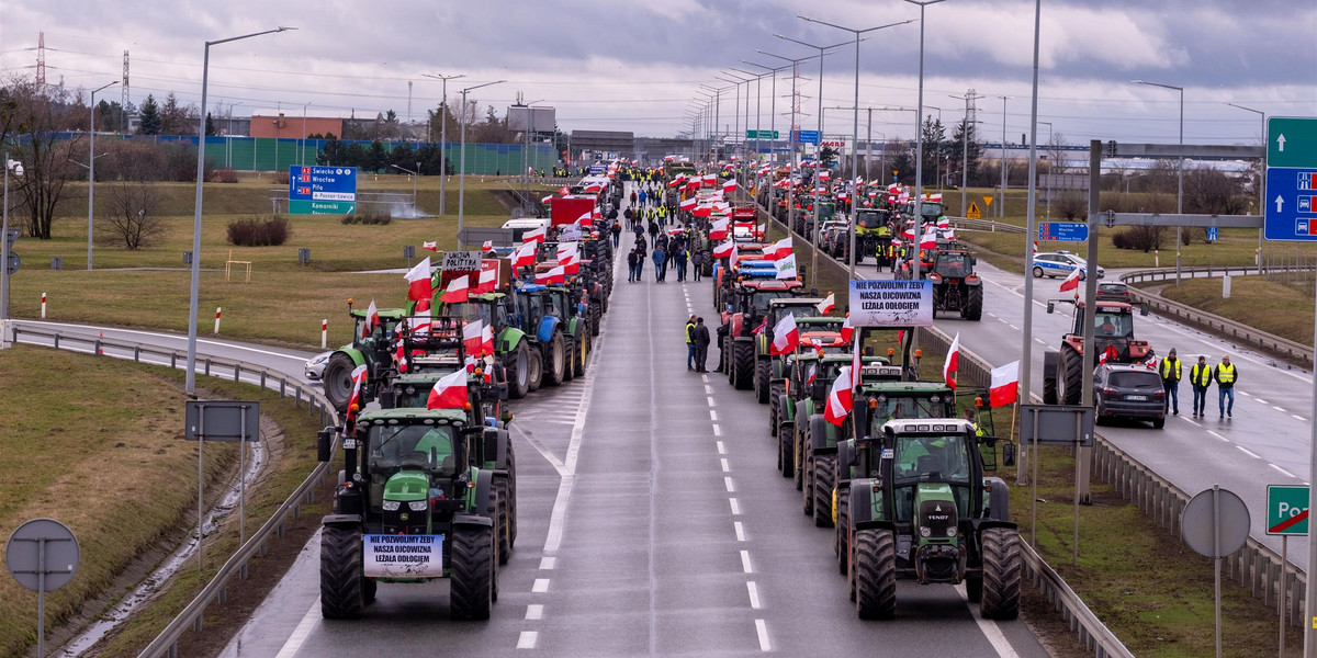 Władze Wrocławia wydały zakaz organizacji protestu przez rolników. 
