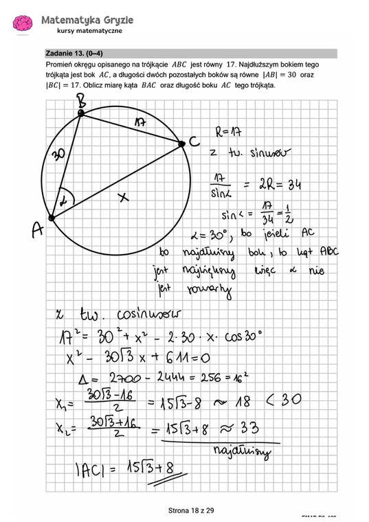 Matura 2024. Matematyka - poziom rozszerzony [ARKUSZE CKE i ODPOWIEDZI]