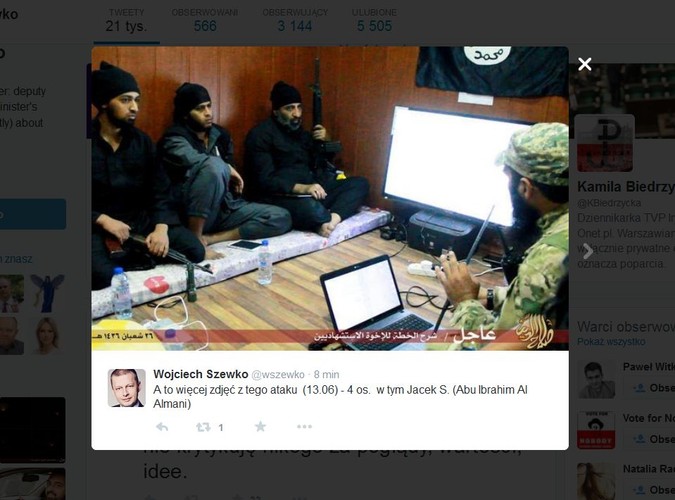 Jacek S., urodzony w Polsce terrorysta wysadził się w zamachu samobójczym w Iraku