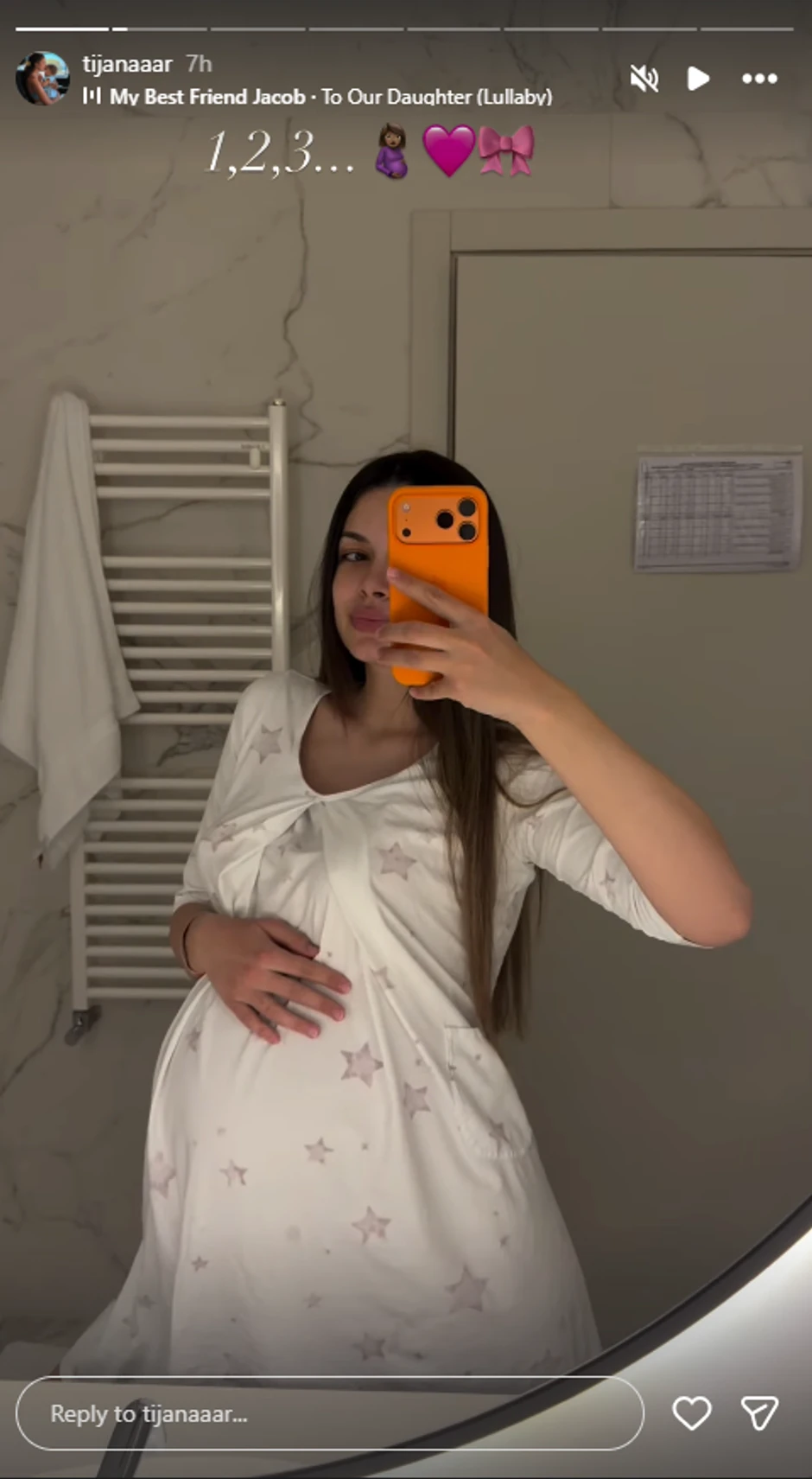 Tijana pred porođaj