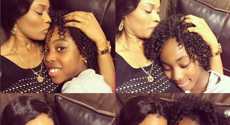 Georgina Onuoha and daughter