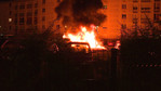 W Nantes płonęły samochody