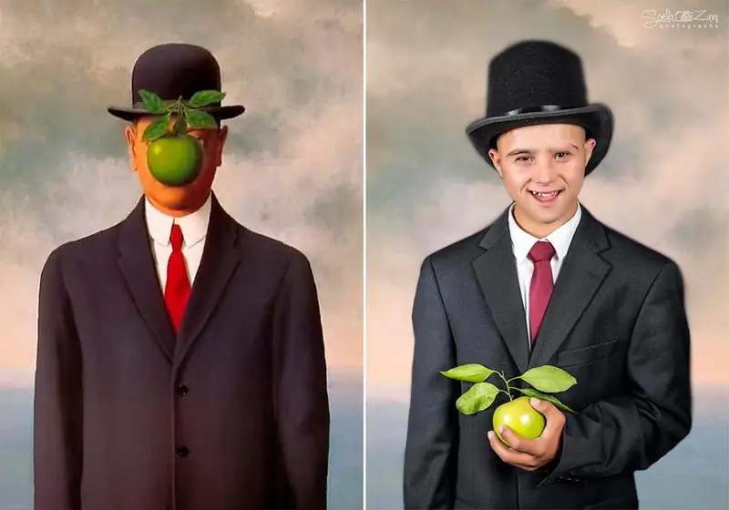 &quot;Syn człowieczy&quot; - René Magritte