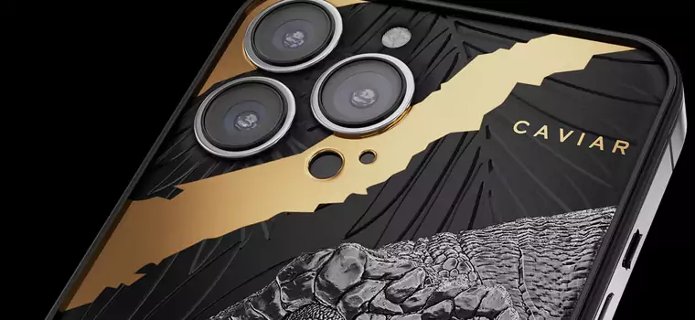 iPhone 13 Pro w wersji z kością dinozaura i diamentami. Kosztuje tyle, co mieszkanie