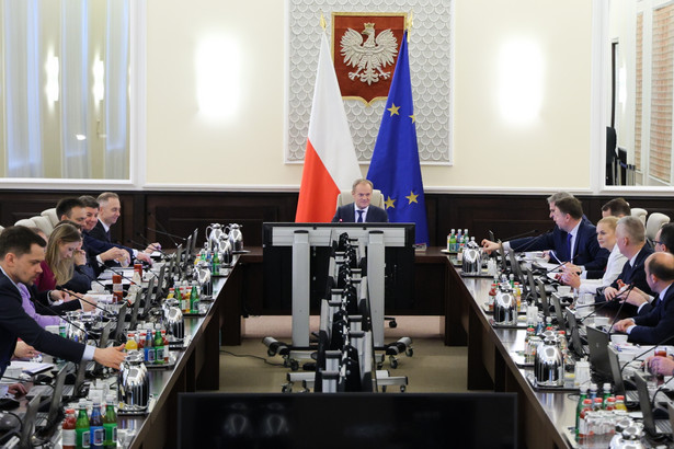 Posiedzenie rządu w KPRM w Warszawie