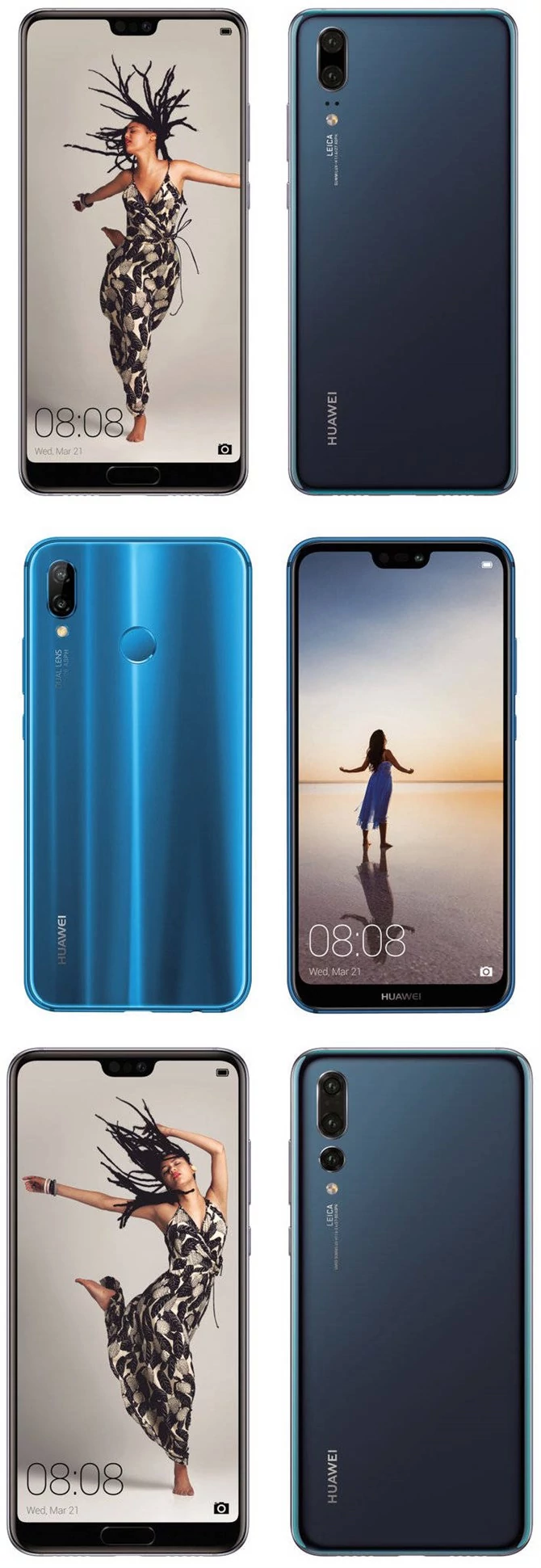 Huawei P20 Lite, P20 i P20 Pro