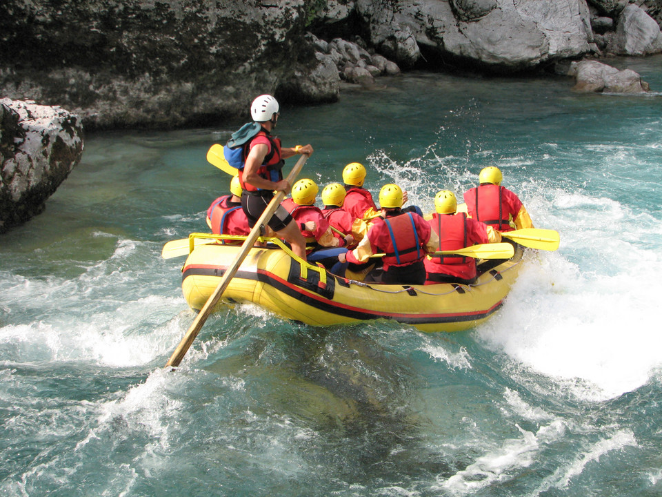 Rafting na rzece Kopru