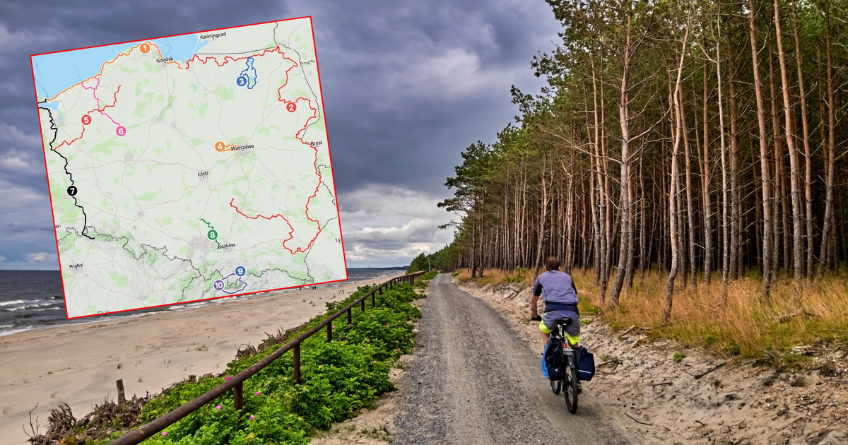 Najciekawsze szlaki rowerowe. "Robi się z tego epicka wyprawa" [MAPA]