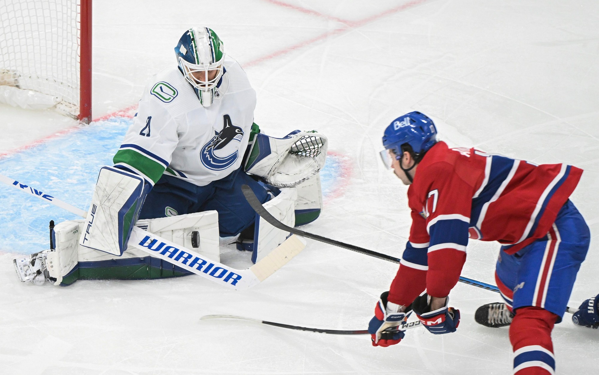 Zápas NHL: Montreal Canadiens - Vancouver Canucks.