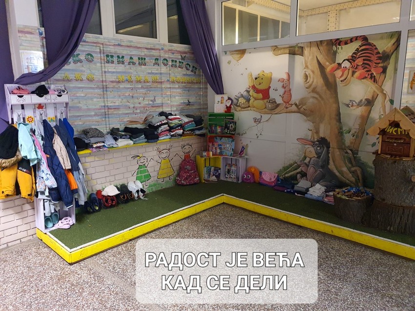 Humani kutak u OŠ "Ilija Birčanin" u Zemun Polju