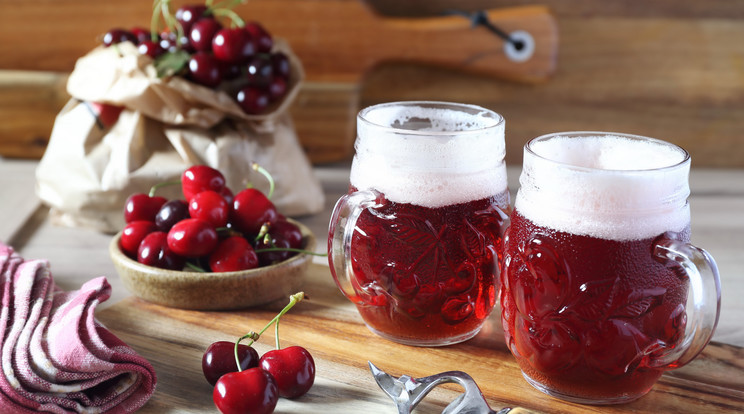 A meggysör kitűnő ital a nyári forróságban Fotó: Shutterstock