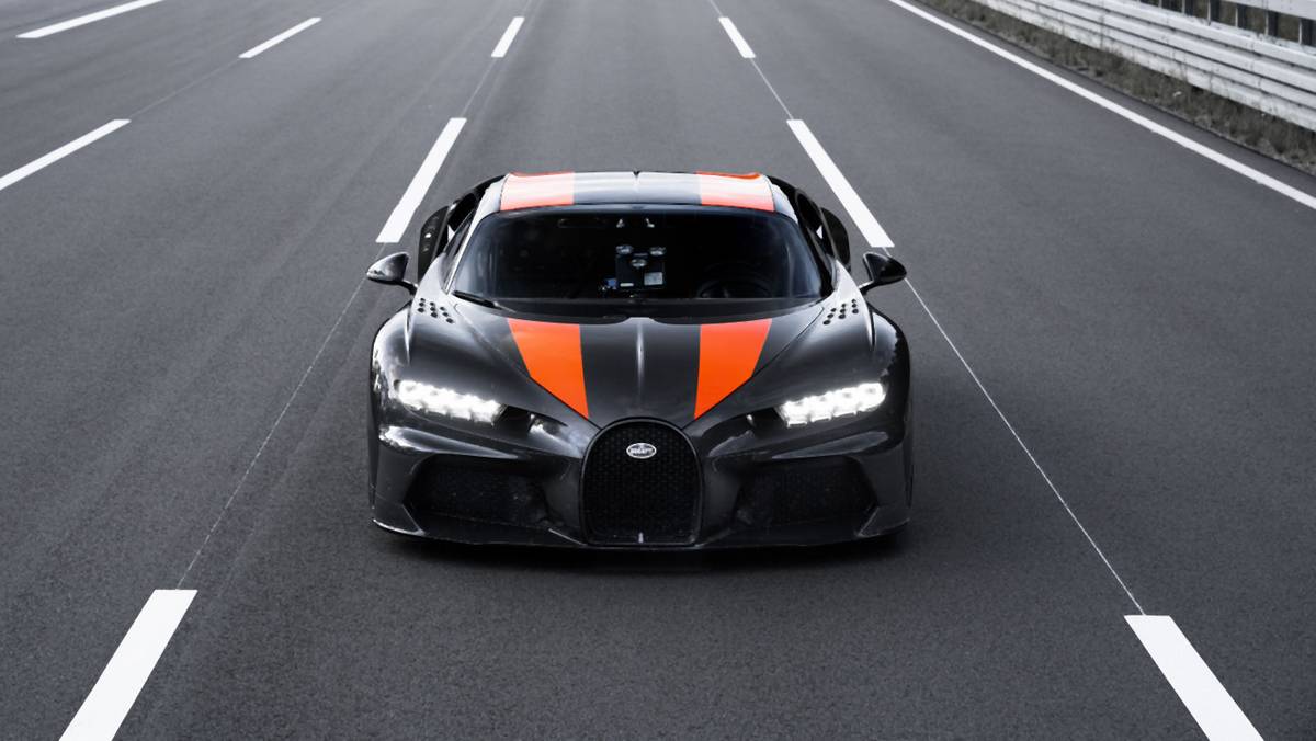 Bugatti Chiron - rekord prędkości 