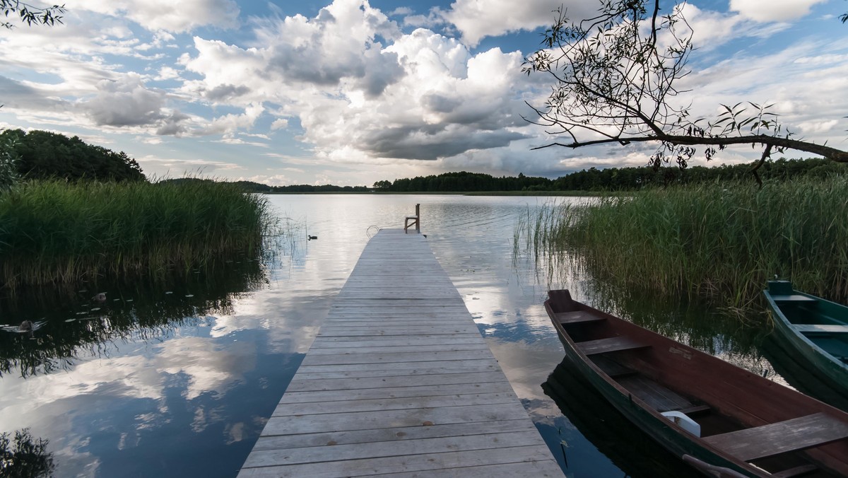 Wigry Mazury jezioro woda podróże turystyka urlop wakacje