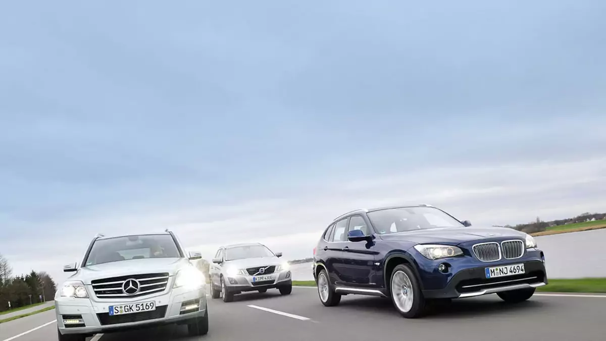 Tani sport? BMW X1 kontra Volvo XC60 i Mercedes GLK