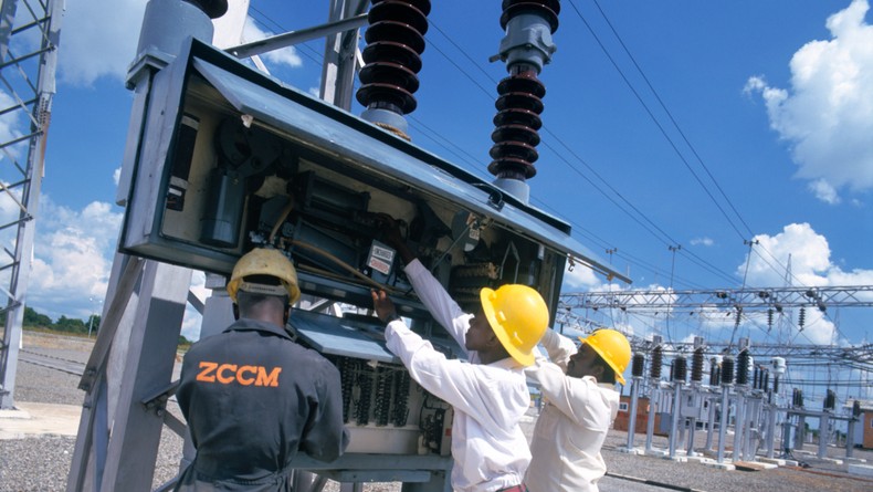 Electricity sub-station, Zambia. [Photo by Damian Gillie/Construction Photography/Avalon/Getty Images]