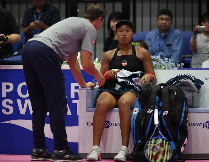 Saša Bežin i Naomi Osaka