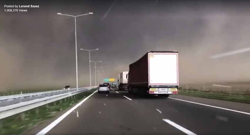 Oluja je neke vozače zatekla na auto-putu kod Beograda