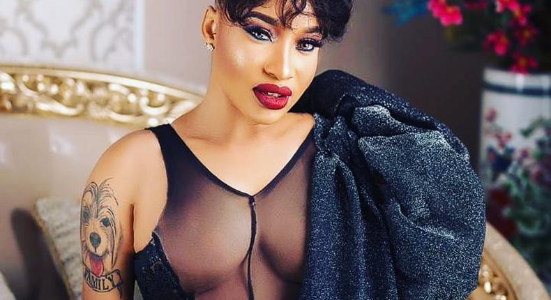 Dikeh say her celebrity friends rescued her from the planned suicide attempt. [Instagram/TontoDikeh]