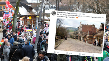 Tak wyglądały Krupówki niemal 100 lat temu. "Jak z westernu"