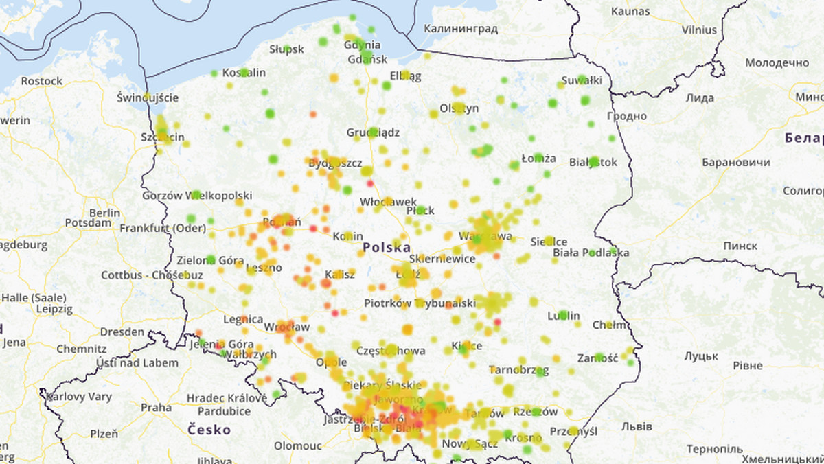 Smog w Polsce - 15 listopada. Stan, jakość i zanieczyszczenie powietrza