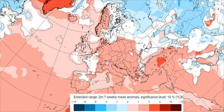 Najbliższe dni to kontynuacja nadzwyczaj wysokich temperatur w większości Europy, w tym w Polsce