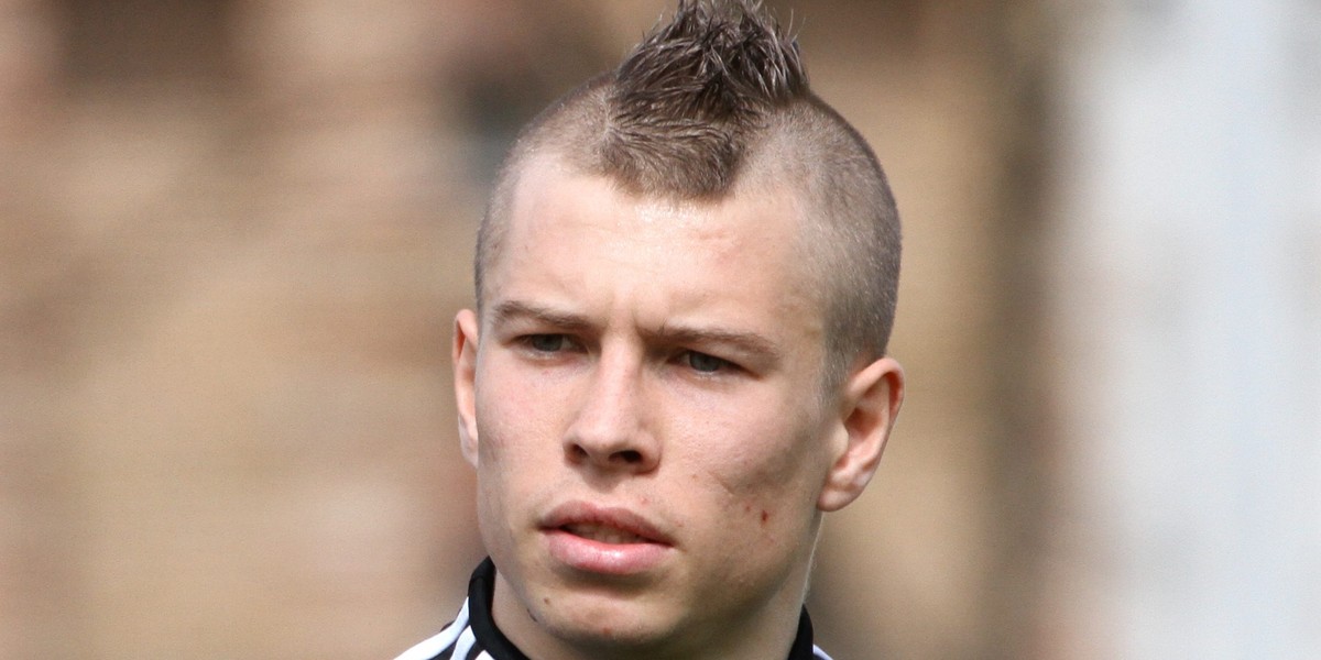 Jakub Kosecki, fryzura, irokez,  Legia Warszawa