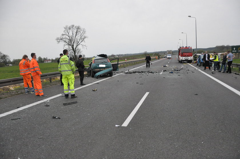 Wypadek na obwodnicy Gorzowa