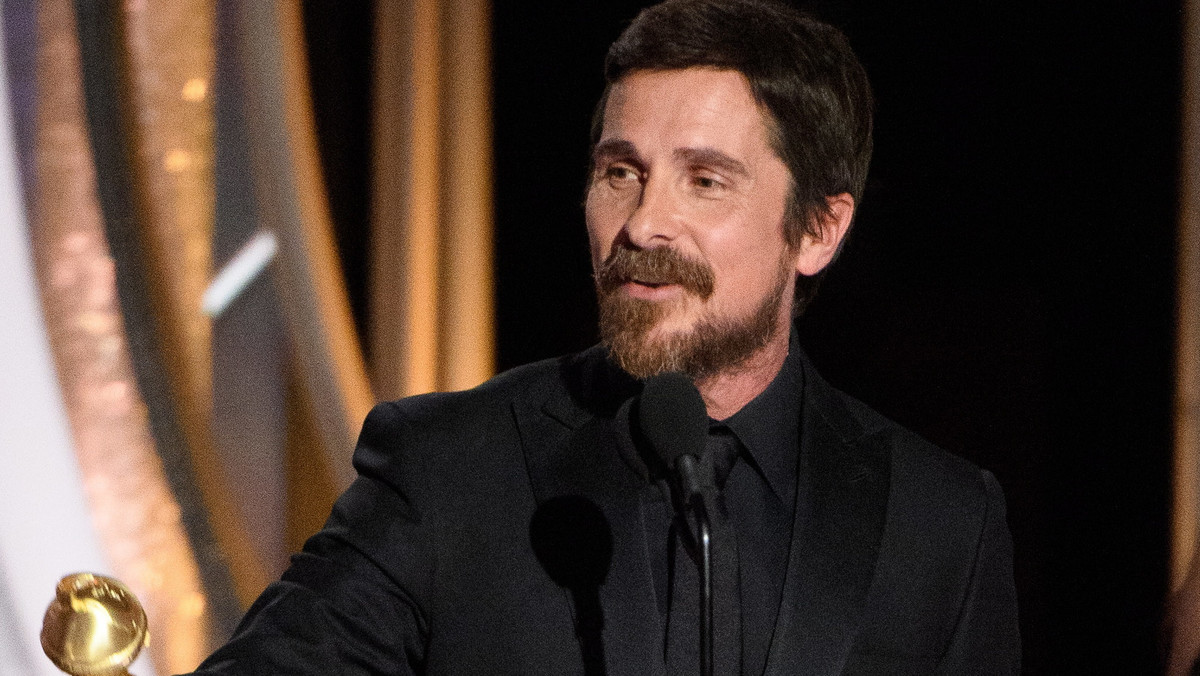 Złote Globy 2019. Christian Bale dziękuje "szatanowi" za nagrodę. SKANDAL?