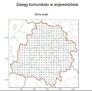 Silny wiatr. Ostrzeżenie IMGW