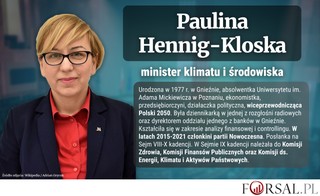 Kim jest Paulina Hennig-Kloska, ministra Klimatu i Środowiska? [BIOGRAM]