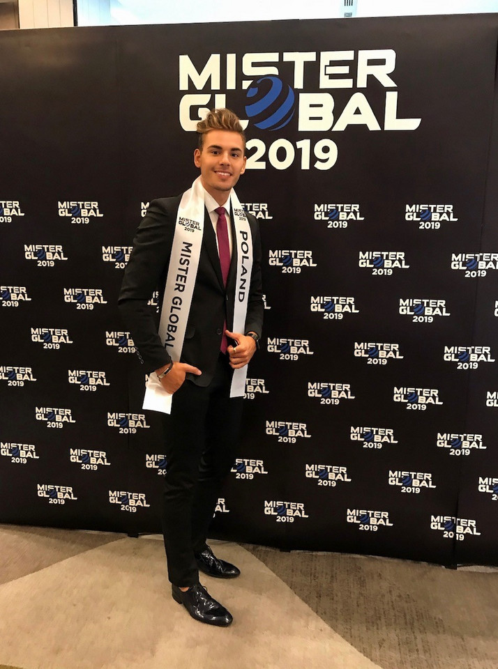 Michał Grudzień z Polski na konkurs Mister Global 2019