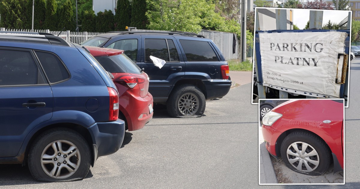 Prywatny parking na ulicy