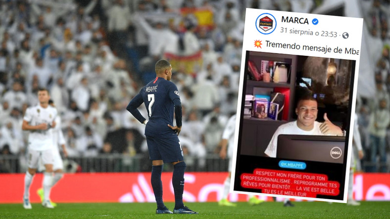 Transfery: Kylian Mbappe usunął wpis o Realu Madryt, ale w internecie nic nie ginie