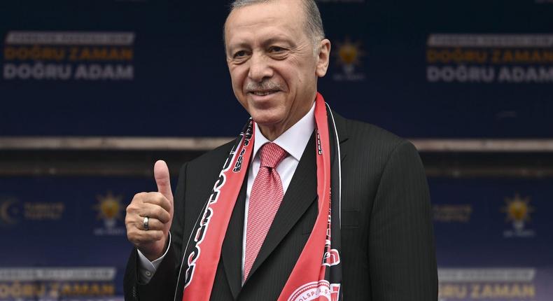 Turkish President Recep Tayyip Erdogan.Emin Sansar/Anadolu Agency via Getty Images