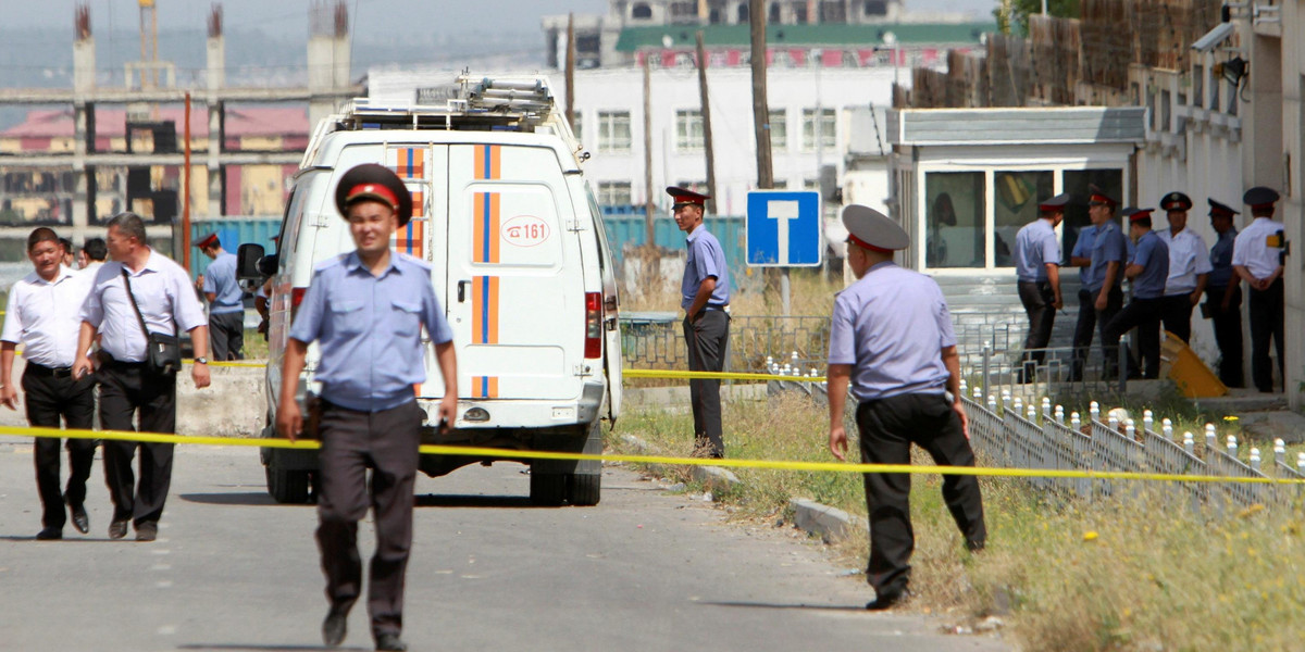 Samobójca wysadził się w Biszkeku w Kirgistanie