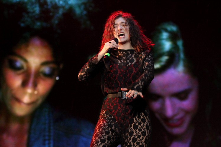 Lorde na festiwalu Open'er 2017. 01.07.2017.