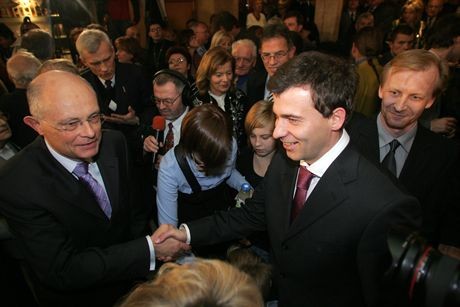 12.11.2006 WARSZAWA CAFE ROZDROZE WIEC WYBORCZY MARKA BOROWSKIEGO FOT IGOR MORYE