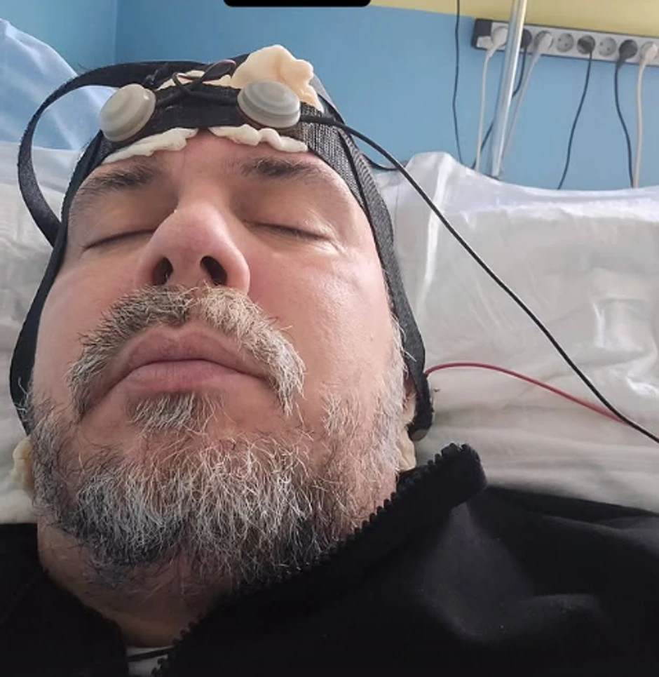 Bojan Tomović u bolnici