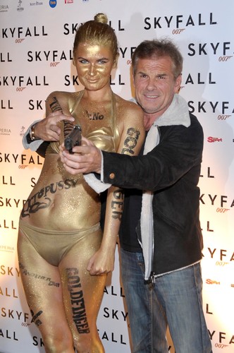 Marek Włodarczyk na premierze 'Skyfall'