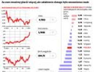 Tracą waluty rynków wschodzących, złotym też szarpnęło